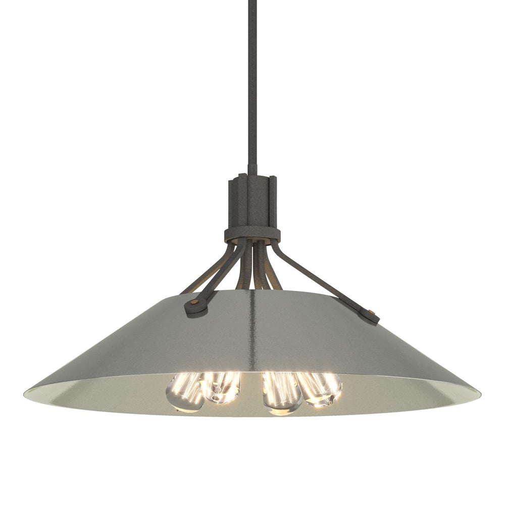 Hubbardton Forge - Four Light Pendant - Henry - Natural Iron- Union Lighting Luminaires Decor