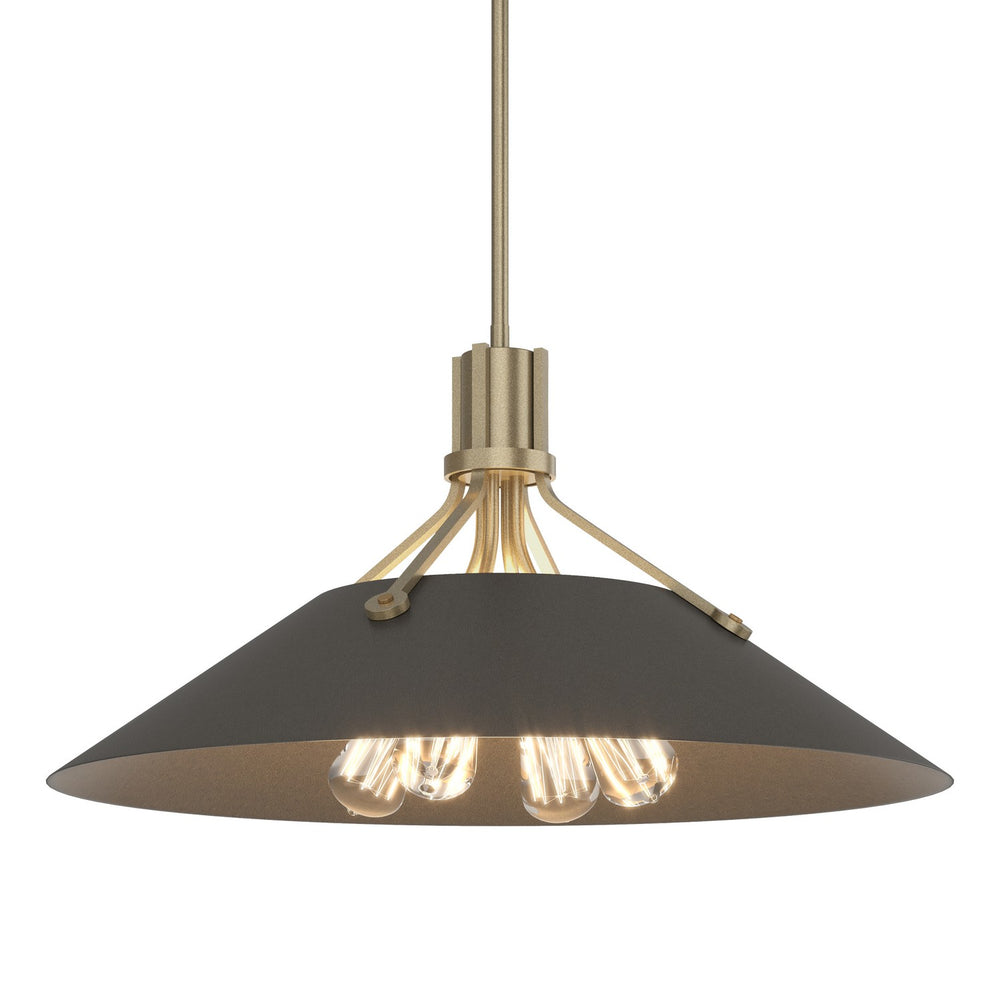 Hubbardton Forge - Four Light Pendant - Henry - Soft Gold- Union Lighting Luminaires Decor