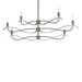 Hubbardton Forge - Six Light Chandelier - Willow - Natural Iron- Union Lighting Luminaires Decor