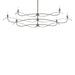 Hubbardton Forge - Six Light Chandelier - Willow - Natural Iron- Union Lighting Luminaires Decor