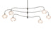 Hubbardton Forge - Six Light Pendant - Ume - Natural Iron- Union Lighting Luminaires Decor
