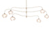 Hubbardton Forge - Six Light Pendant - Ume - Soft Gold- Union Lighting Luminaires Decor