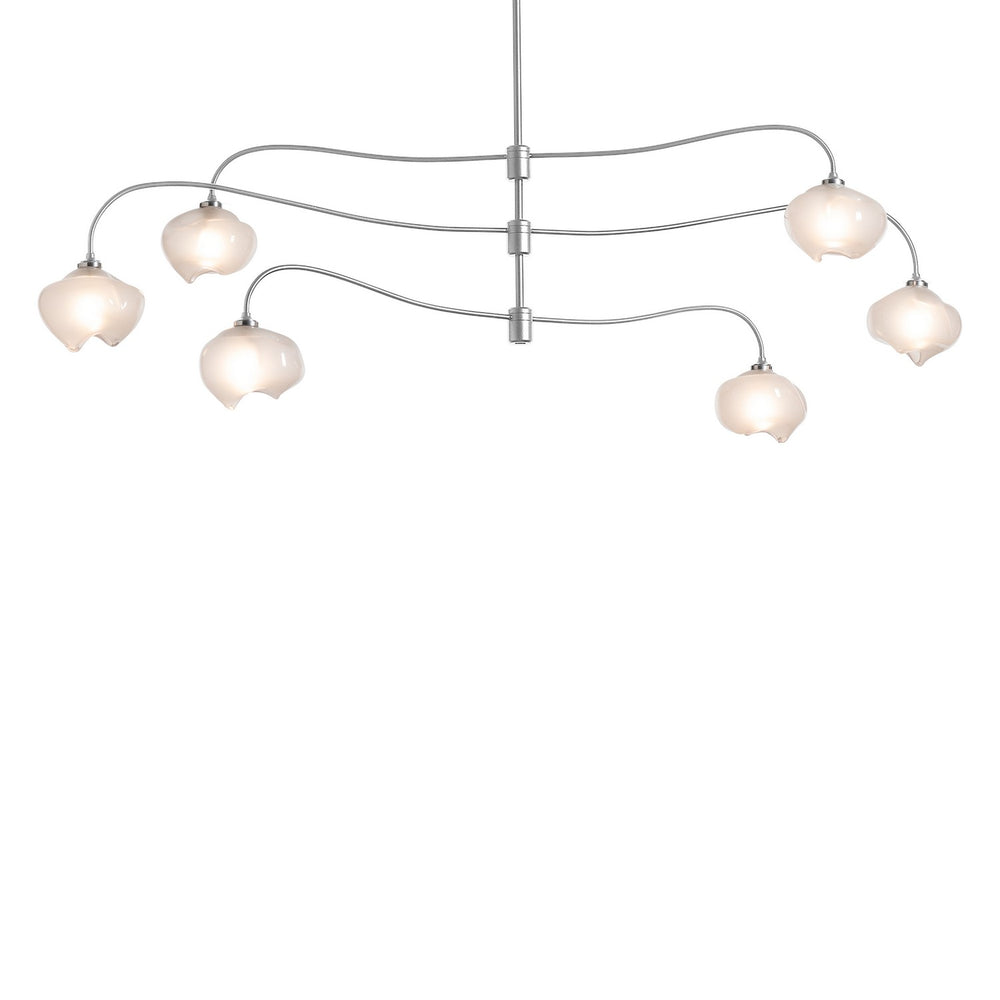 Hubbardton Forge - Six Light Pendant - Ume - Sterling- Union Lighting Luminaires Decor