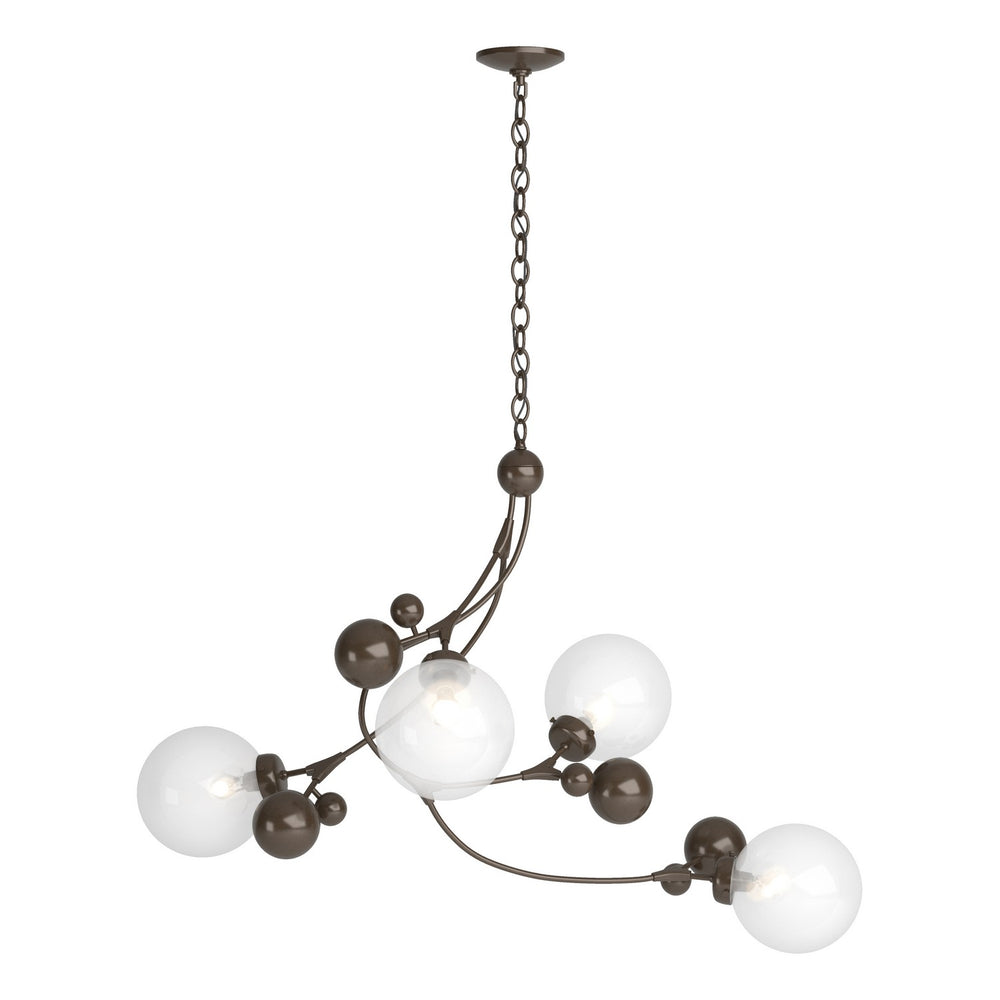 Hubbardton Forge - Four Light Pendant - Sprig - Bronze- Union Lighting Luminaires Decor