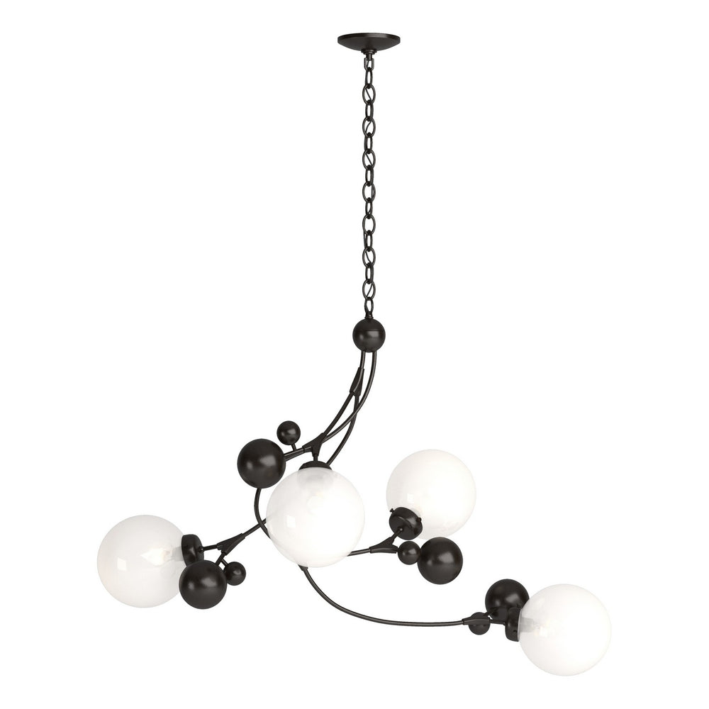 Hubbardton Forge - Four Light Pendant - Sprig - Oil Rubbed Bronze- Union Lighting Luminaires Decor