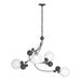 Hubbardton Forge - Four Light Pendant - Sprig - Natural Iron- Union Lighting Luminaires Decor