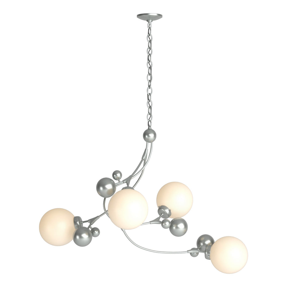 Hubbardton Forge - Four Light Pendant - Sprig - Vintage Platinum- Union Lighting Luminaires Decor