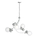 Hubbardton Forge - Four Light Pendant - Sprig - Vintage Platinum- Union Lighting Luminaires Decor
