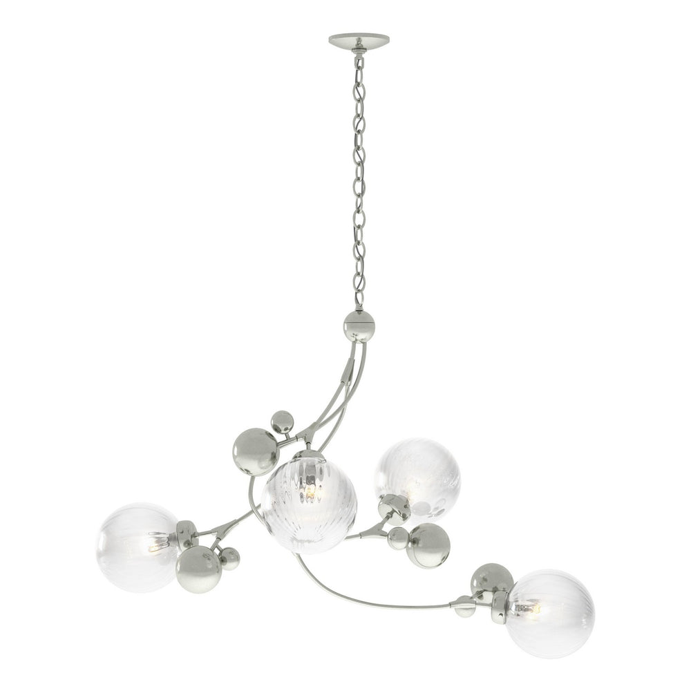 Hubbardton Forge - Four Light Pendant - Sprig - Sterling- Union Lighting Luminaires Decor
