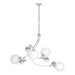 Hubbardton Forge - Four Light Pendant - Sprig - Sterling- Union Lighting Luminaires Decor