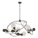 Hubbardton Forge - Six Light Pendant - Sprig - Bronze- Union Lighting Luminaires Decor
