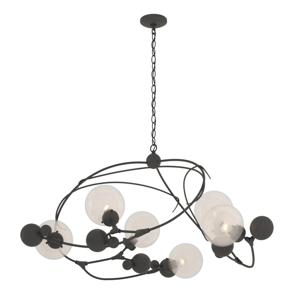 Hubbardton Forge - Six Light Pendant - Sprig - Natural Iron- Union Lighting Luminaires Decor