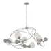 Hubbardton Forge - Six Light Pendant - Sprig - Vintage Platinum- Union Lighting Luminaires Decor