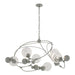 Hubbardton Forge - Six Light Pendant - Sprig - Sterling- Union Lighting Luminaires Decor