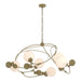 Hubbardton Forge - Six Light Pendant - Sprig - Modern Brass- Union Lighting Luminaires Decor