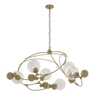 Hubbardton Forge - Six Light Pendant - Sprig - Modern Brass- Union Lighting Luminaires Decor