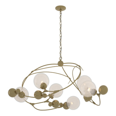 Hubbardton Forge - Six Light Pendant - Sprig - Modern Brass- Union Lighting Luminaires Decor