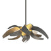 Hubbardton Forge - Four Light Pendant - Corona - Natural Iron- Union Lighting Luminaires Decor