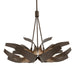 Hubbardton Forge - Six Light Pendant - Corona - Bronze- Union Lighting Luminaires Decor