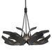 Hubbardton Forge - Six Light Pendant - Corona - Black- Union Lighting Luminaires Decor