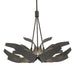 Hubbardton Forge - Six Light Pendant - Corona - Natural Iron- Union Lighting Luminaires Decor