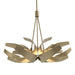 Hubbardton Forge - Six Light Pendant - Corona - Soft Gold- Union Lighting Luminaires Decor
