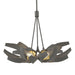Hubbardton Forge - Six Light Pendant - Corona - Natural Iron- Union Lighting Luminaires Decor