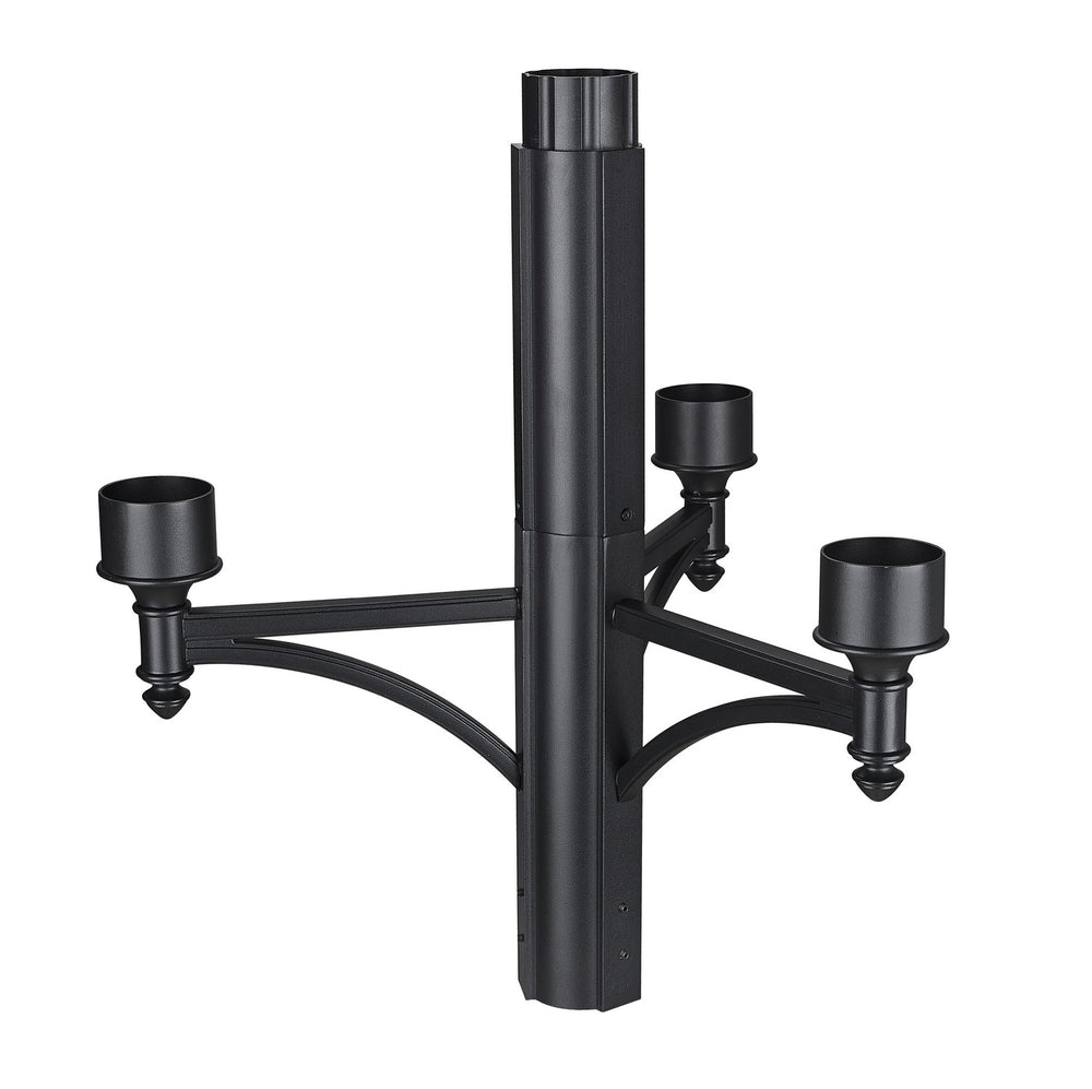 Z-Lite Canada - Four Light Outdoor Posts - Hardware - Outdoor - Black- Union Lighting Luminaires Decor