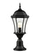 Z-Lite Canada - One Light Outdoor Pier Mounted Fixture - Wakefield - Black- Union Lighting Luminaires Decor