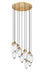 Z-Lite Canada - 11 Light Chandelier - Arden - Rubbed Brass- Union Lighting Luminaires Decor