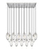 Z-Lite Canada - 17 Light Linear Chandelier - Arden - Brushed Nickel- Union Lighting Luminaires Decor