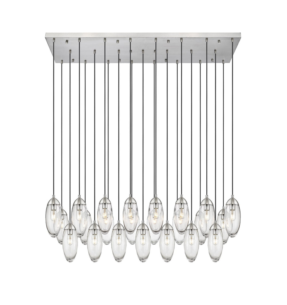 Z-Lite Canada - 23 Light Linear Chandelier - Arden - Brushed Nickel- Union Lighting Luminaires Decor