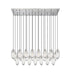 Z-Lite Canada - 23 Light Linear Chandelier - Arden - Brushed Nickel- Union Lighting Luminaires Decor