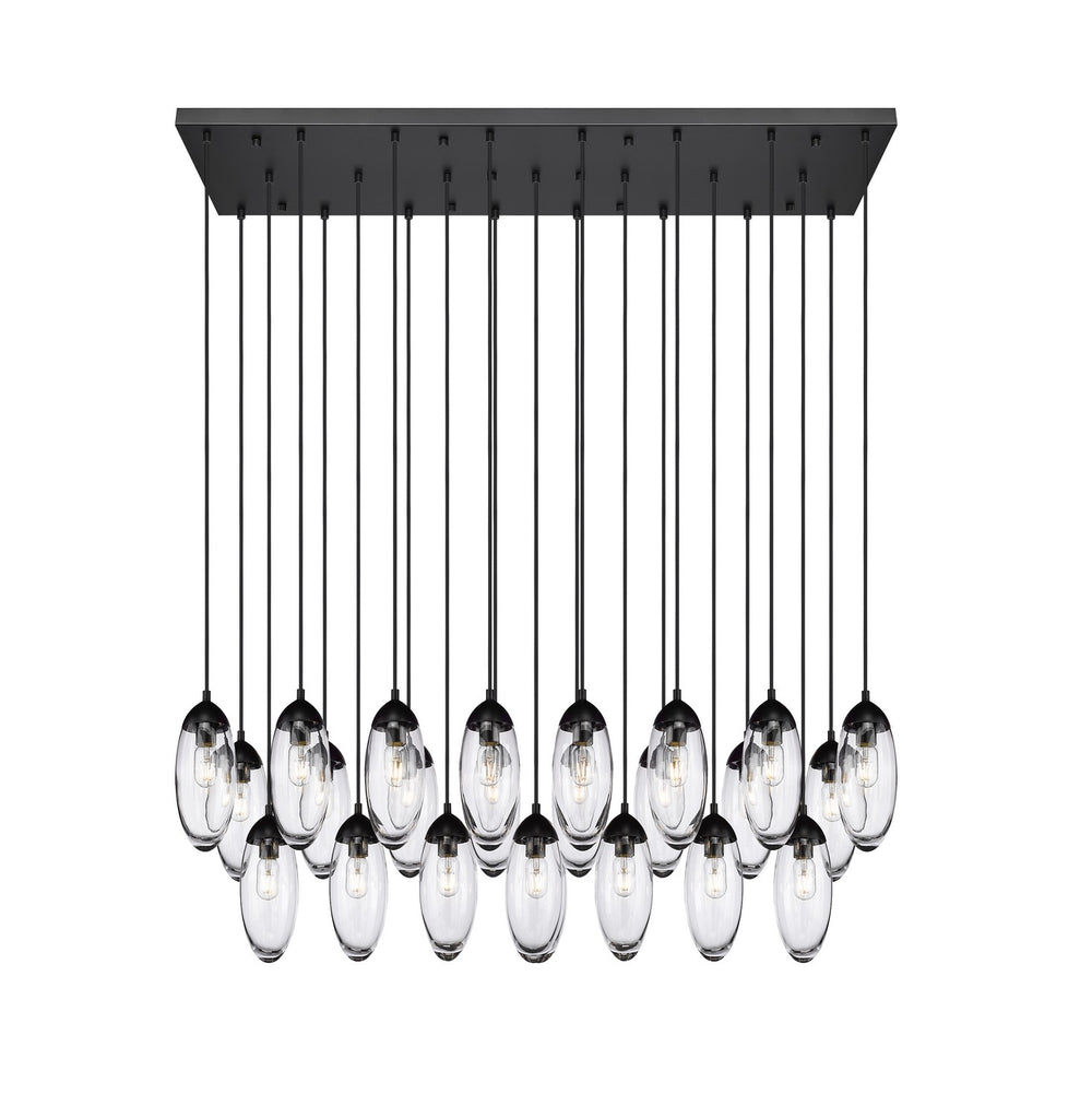 Z-Lite Canada - 23 Light Linear Chandelier - Arden - Matte Black- Union Lighting Luminaires Decor