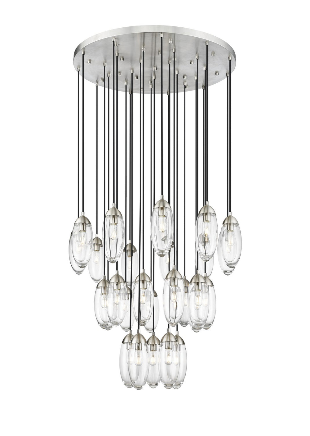 Z-Lite Canada - 27 Light Chandelier - Arden - Brushed Nickel- Union Lighting Luminaires Decor