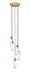 Z-Lite Canada - Five Light Chandelier - Arden - Rubbed Brass- Union Lighting Luminaires Decor