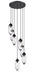 Z-Lite Canada - Seven Light Chandelier - Arden - Matte Black- Union Lighting Luminaires Decor