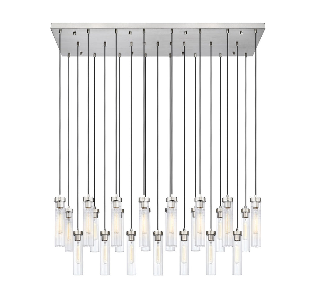 Z-Lite Canada - 23 Light Linear Chandelier - Beau - Brushed Nickel- Union Lighting Luminaires Decor