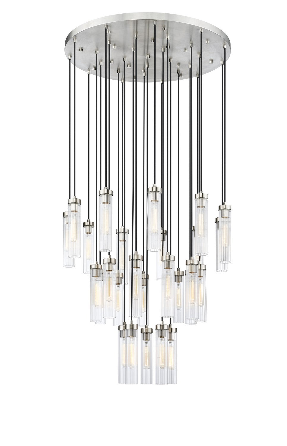 Z-Lite Canada - 27 Light Chandelier - Beau - Brushed Nickel- Union Lighting Luminaires Decor