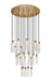 Z-Lite Canada - 27 Light Chandelier - Beau - Rubbed Brass- Union Lighting Luminaires Decor