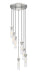 Z-Lite Canada - Seven Light Chandelier - Beau - Brushed Nickel- Union Lighting Luminaires Decor
