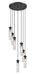 Z-Lite Canada - Seven Light Chandelier - Beau - Matte Black- Union Lighting Luminaires Decor