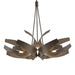 Hubbardton Forge - Six Light Pendant - Corona - Bronze- Union Lighting Luminaires Decor