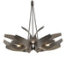 Hubbardton Forge - Six Light Pendant - Corona - Oil Rubbed Bronze- Union Lighting Luminaires Decor