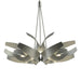 Hubbardton Forge - Six Light Pendant - Corona - Vintage Platinum- Union Lighting Luminaires Decor