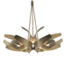 Hubbardton Forge - Six Light Pendant - Corona - Soft Gold- Union Lighting Luminaires Decor