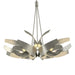 Hubbardton Forge - Six Light Pendant - Corona - Sterling- Union Lighting Luminaires Decor