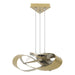 Hubbardton Forge - LED Pendant - Flux - Modern Brass- Union Lighting Luminaires Decor