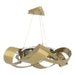 Hubbardton Forge - LED Pendant - Flux - Modern Brass- Union Lighting Luminaires Decor