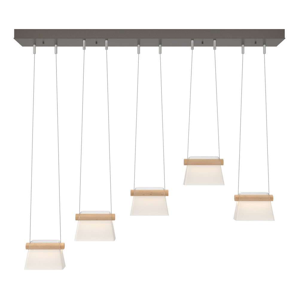 Hubbardton Forge - LED Pendant - Cowbell - Dark Smoke- Union Lighting Luminaires Decor